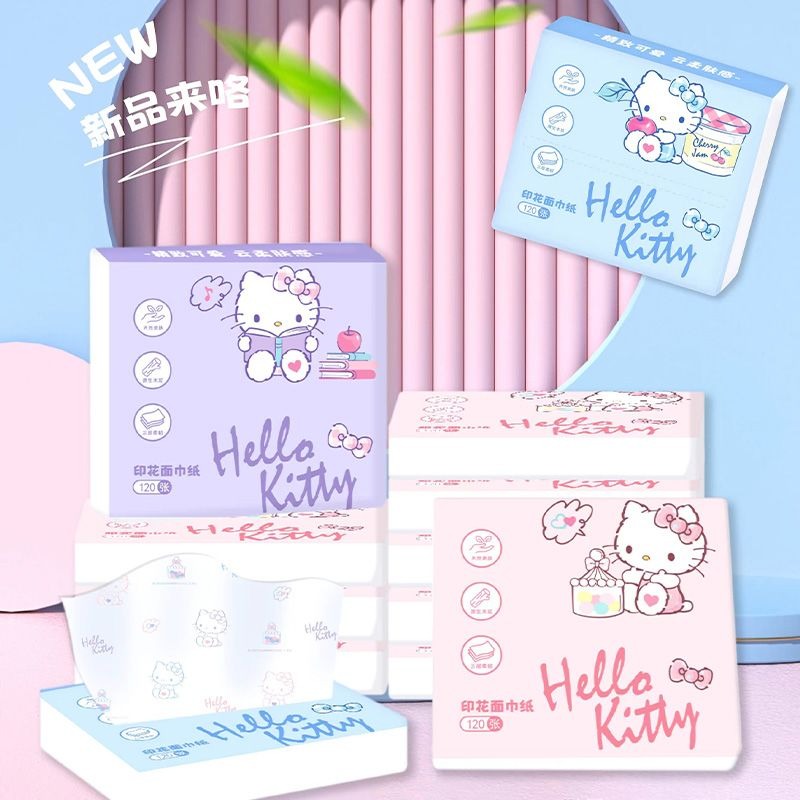 Travel Accessories Kit Bag - New Hello Kitty Bag Tissues 6
