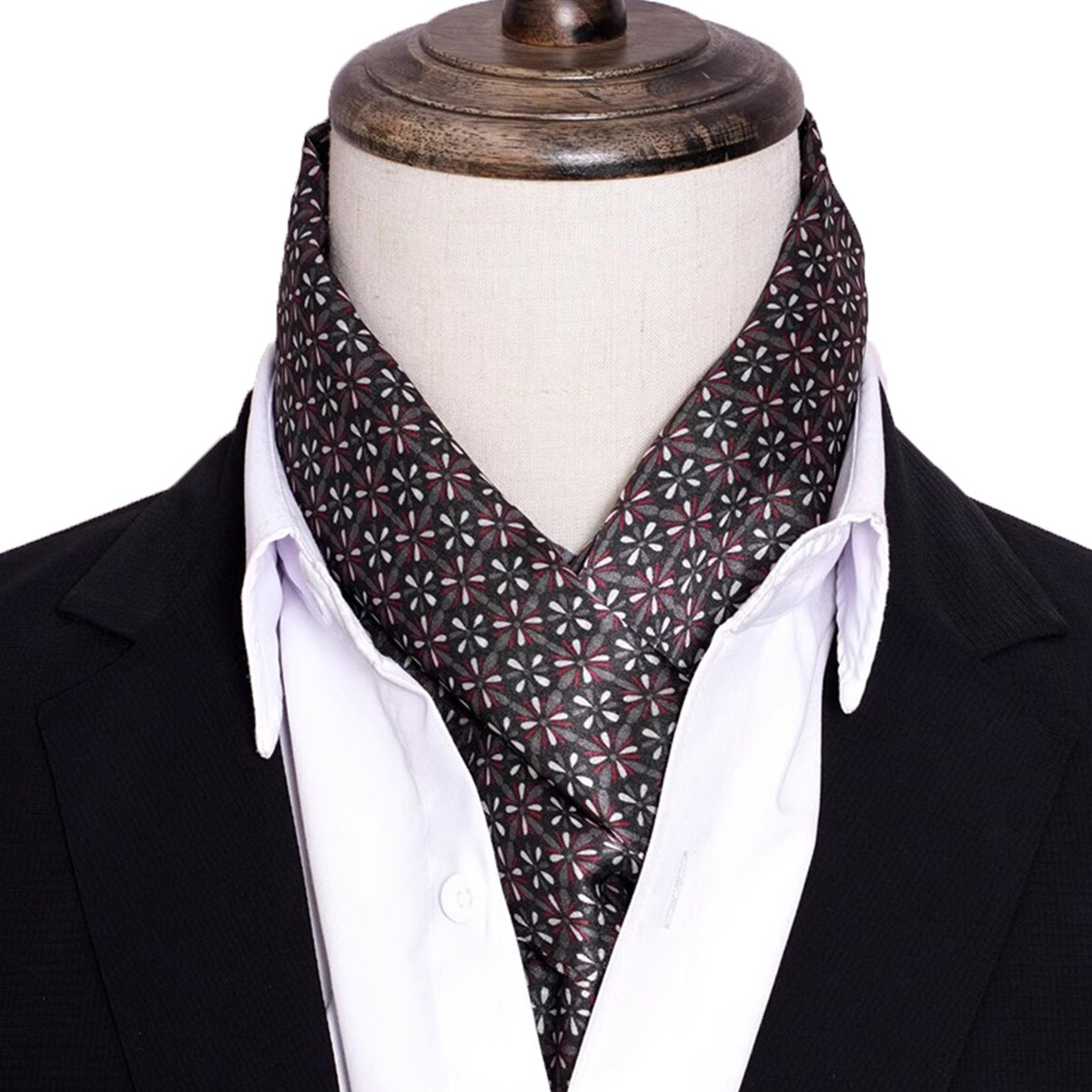 Travel Accessories For Men - New Men's Stripe Silk Scarf Hot