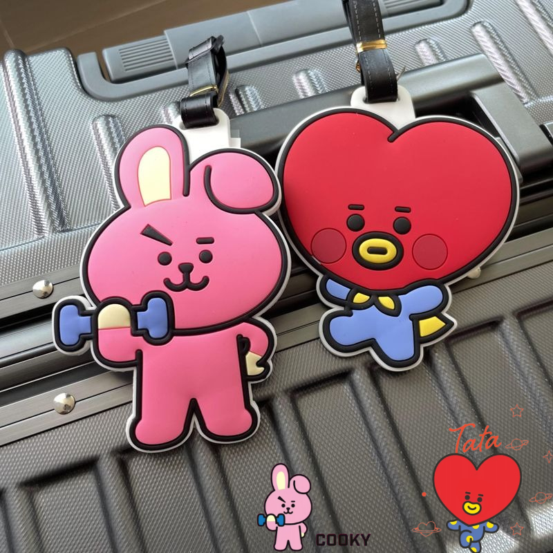 Travel Accessories Cute - BT21 cartoon cute keychain Kawaii unisex