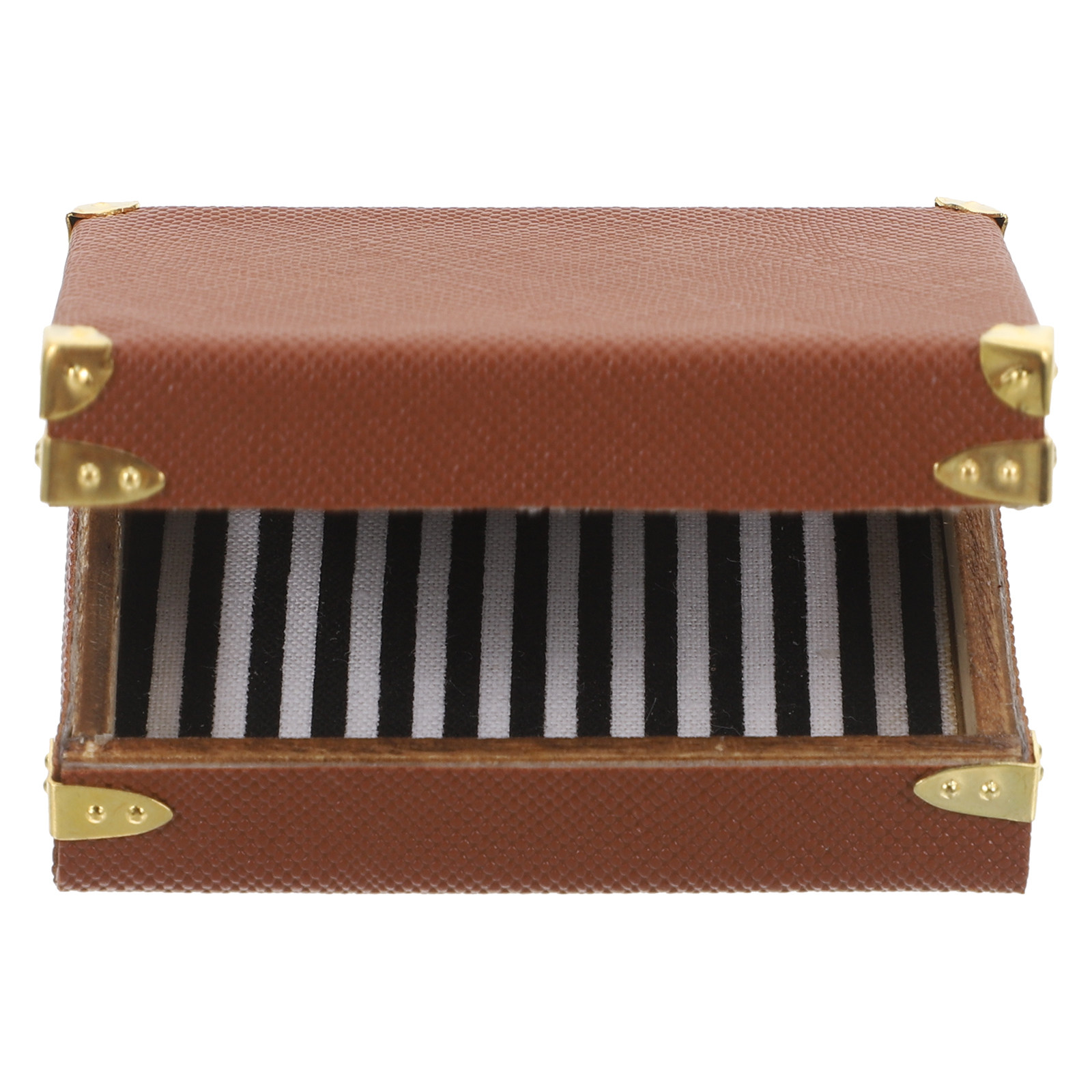 Travel Accessories For Europe - Tiny Vintage Suitcase Miniature for Dollhouse