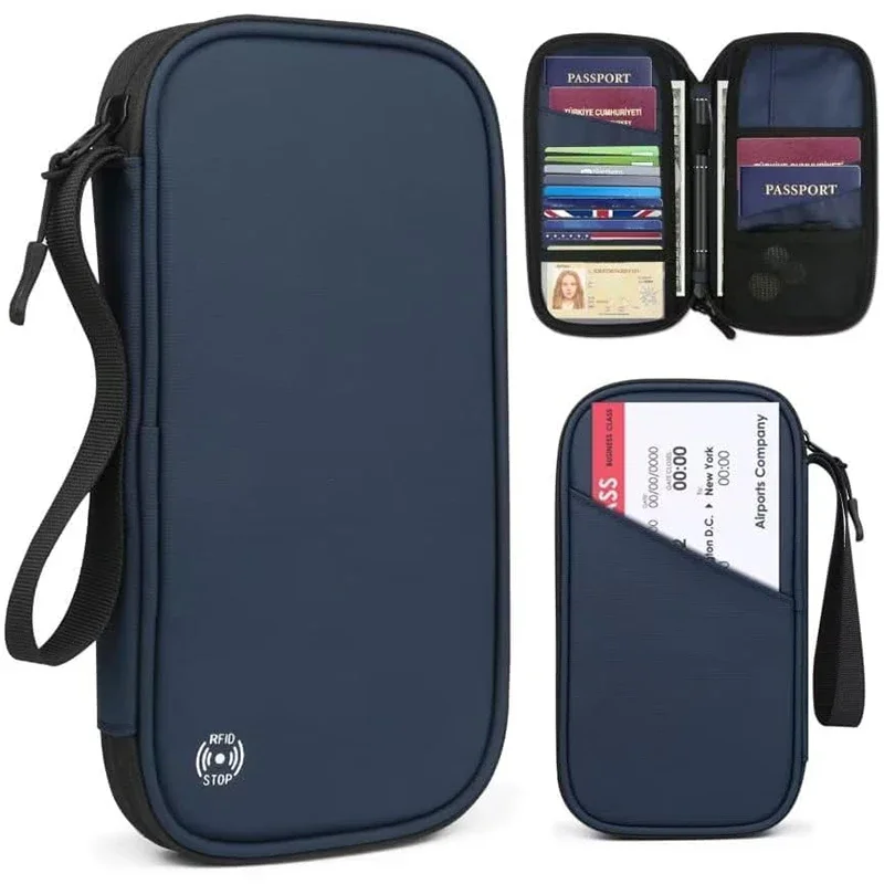 Travel Accessories For Plane - Lightweight Family Travel Passport Cover Wallet