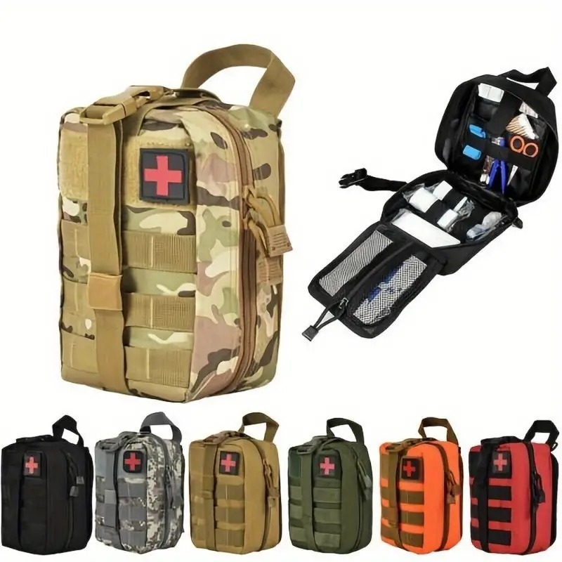 Travel Accessories Kit Bag - Outdoor First Aid Kit EDC Molle