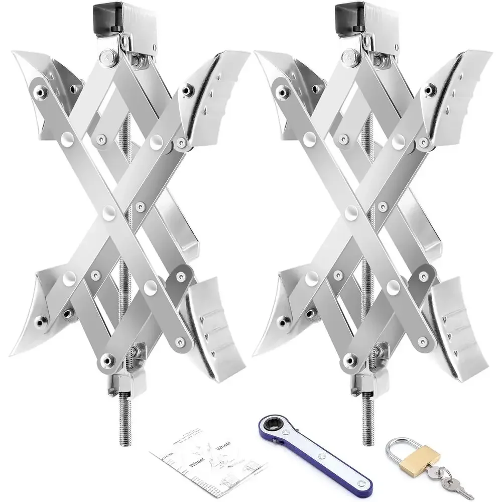 Travel Accessories Usa - X-Shaped RV Wheel Chock Fit 3.25”