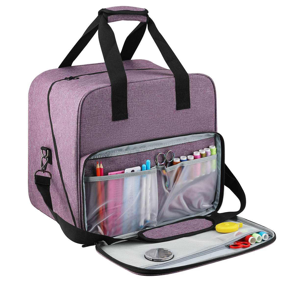 Travel Accessories Organizer Bag - Large Sewing Machine Bag Gray Color