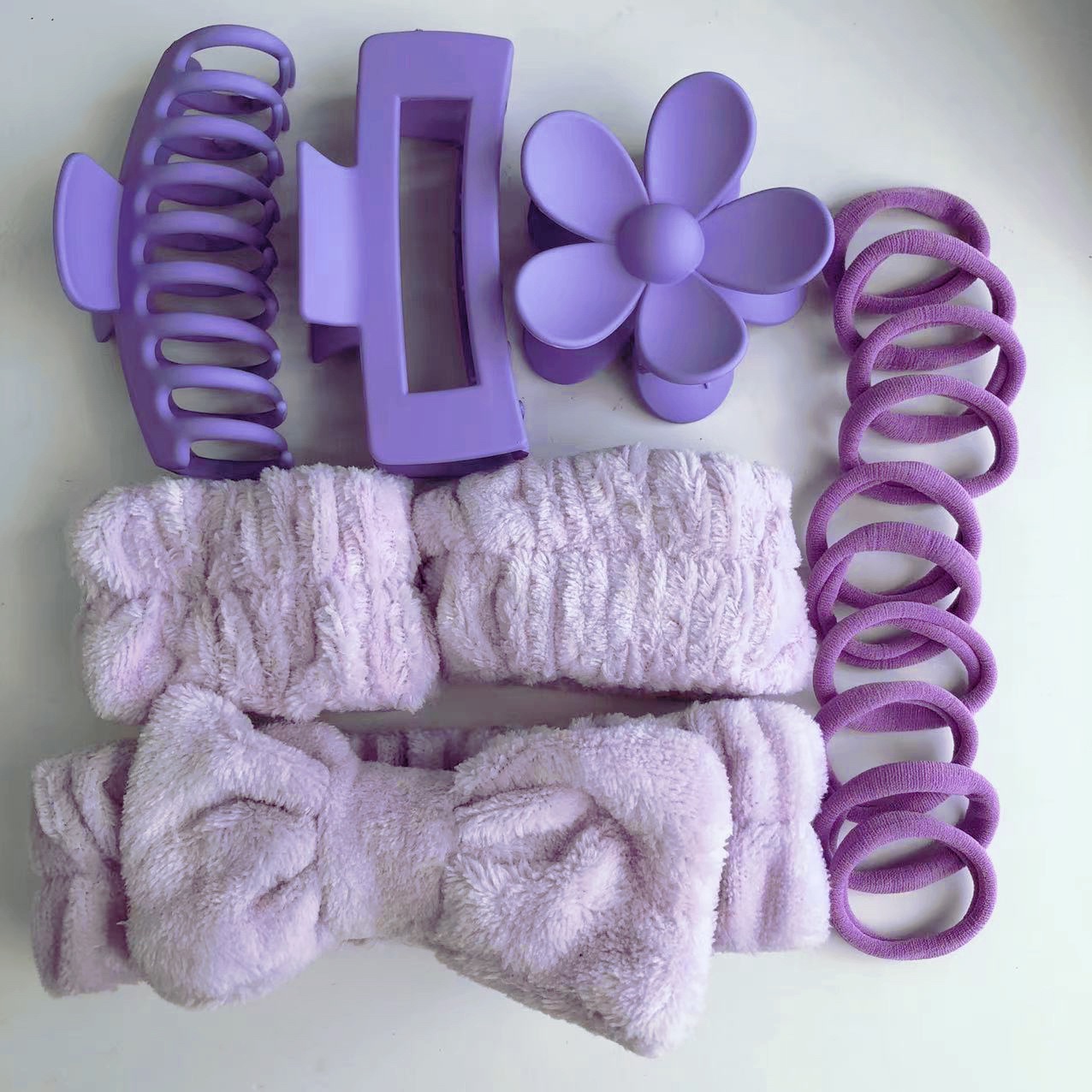 Travel Accessories Gift Set - 16 Pcs Dopamine Fashion Color Hair