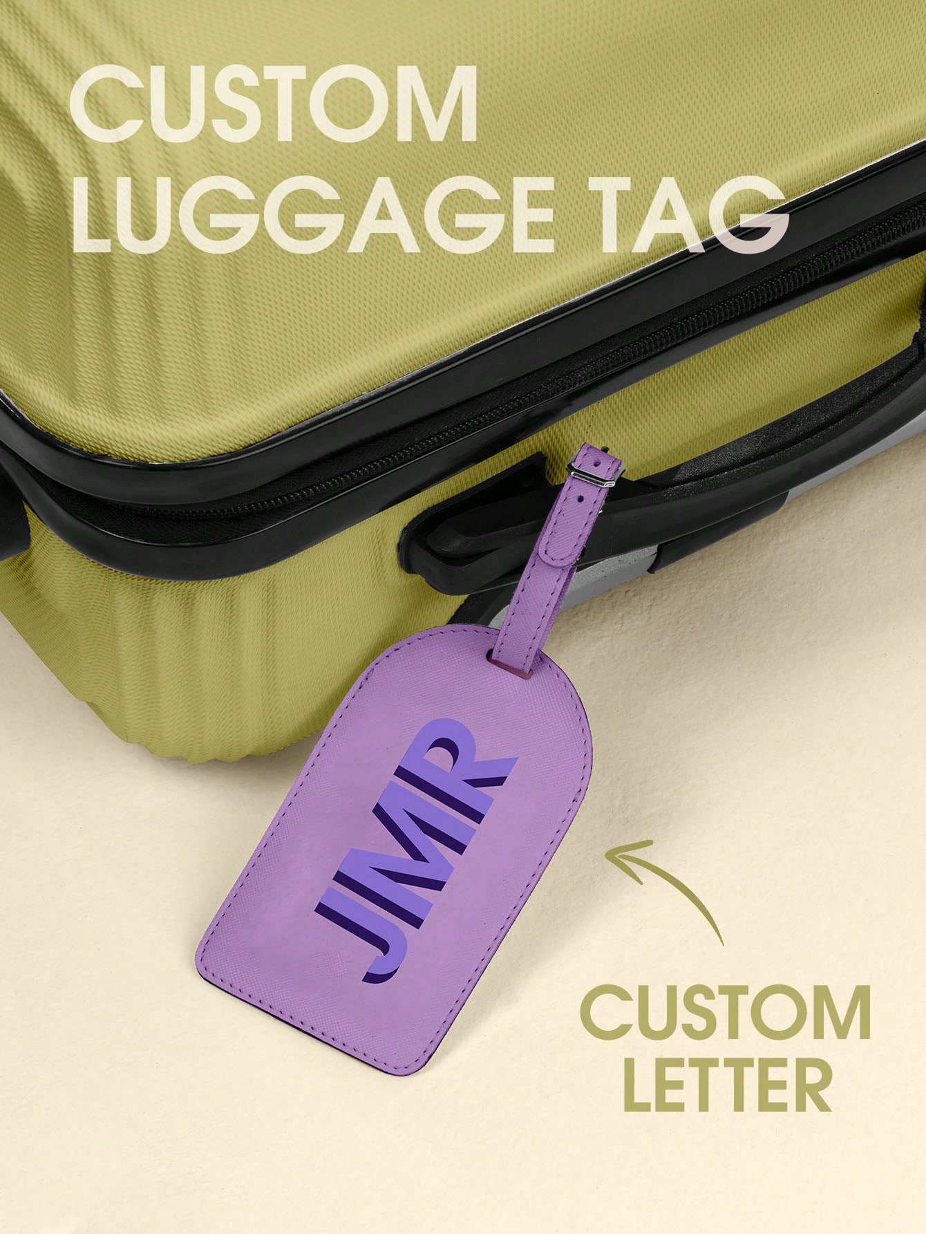 Personalized Initial Luggage T - Travel Accessories For Men recension och pris
