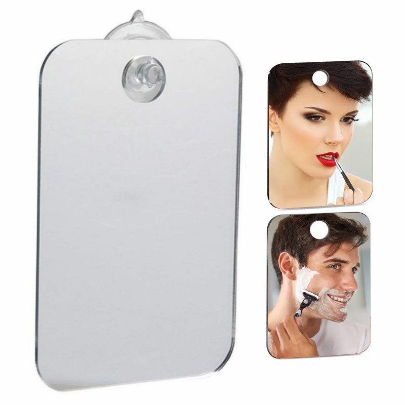 Acrylic Anti Fog Mirror Shower - Travel Accessories Needed recension och pris