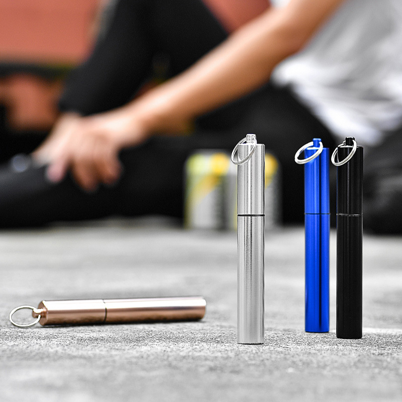Telescopic Drinking Straw Stai - Travel Accessories For Europe recension och pris