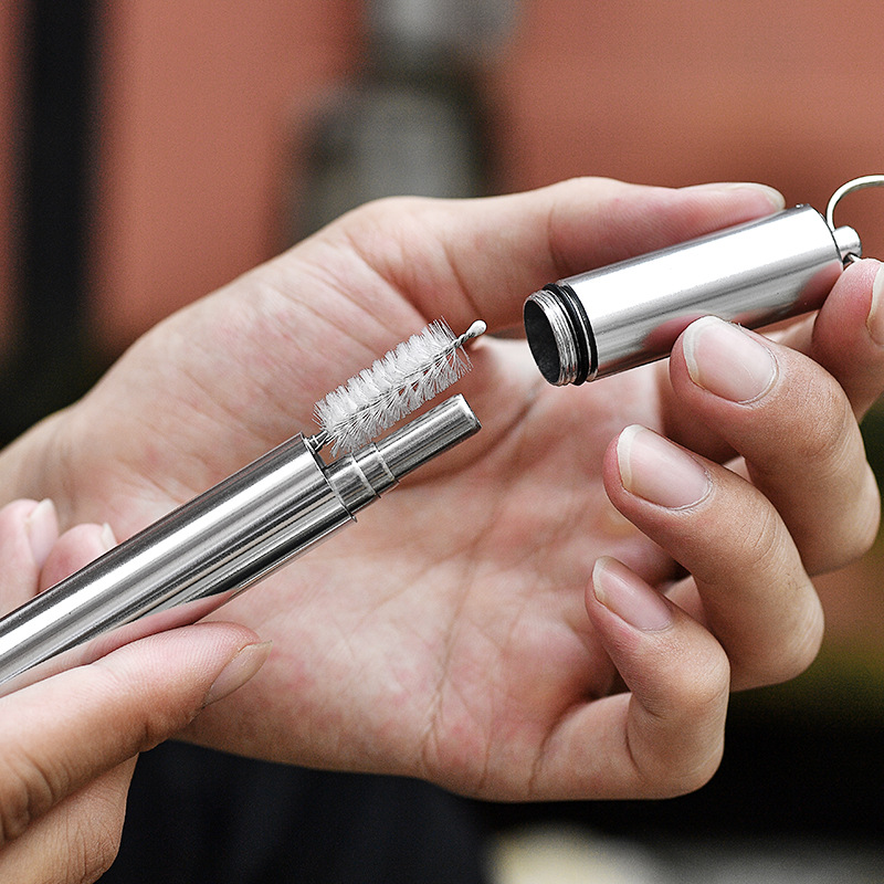 Telescopic Drinking Straw Stai - Travel Accessories For Europe recension och pris