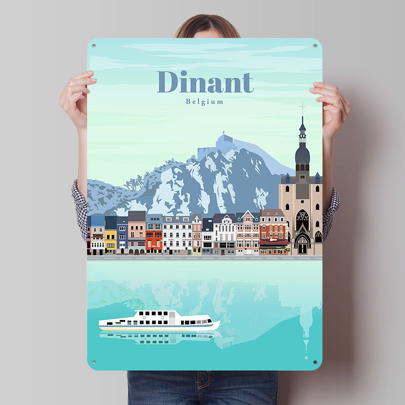 Travel to Dinant Printed Poste - Travel Accessories For Europe recension och pris