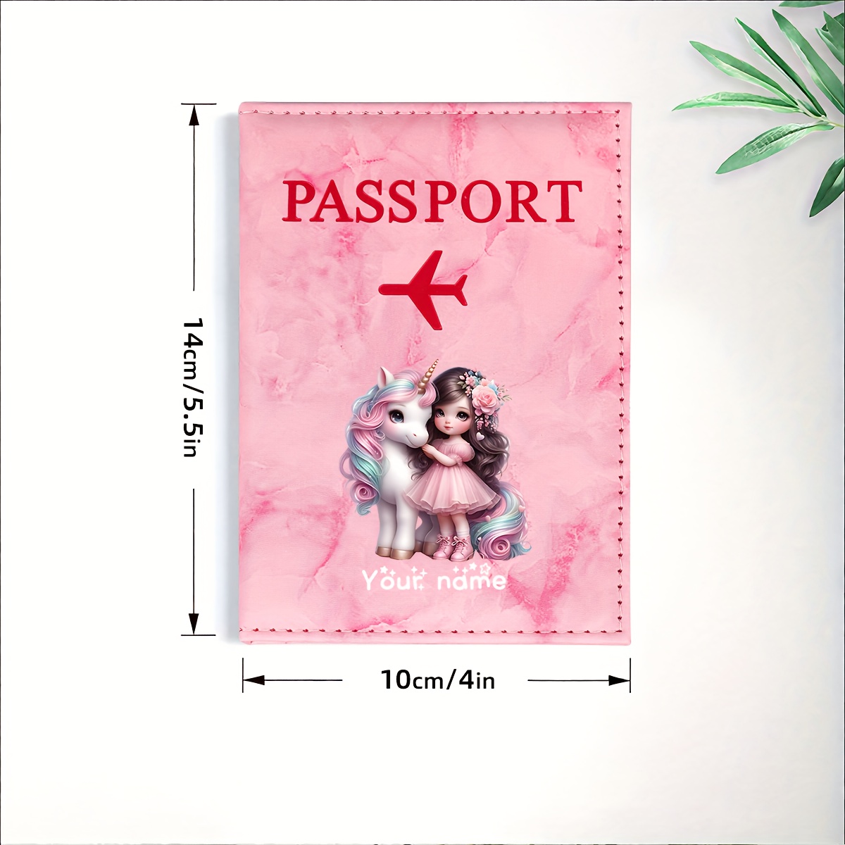 Unicorn Girl Pattern PU Passpo - Travel Accessories For Plane recension och pris