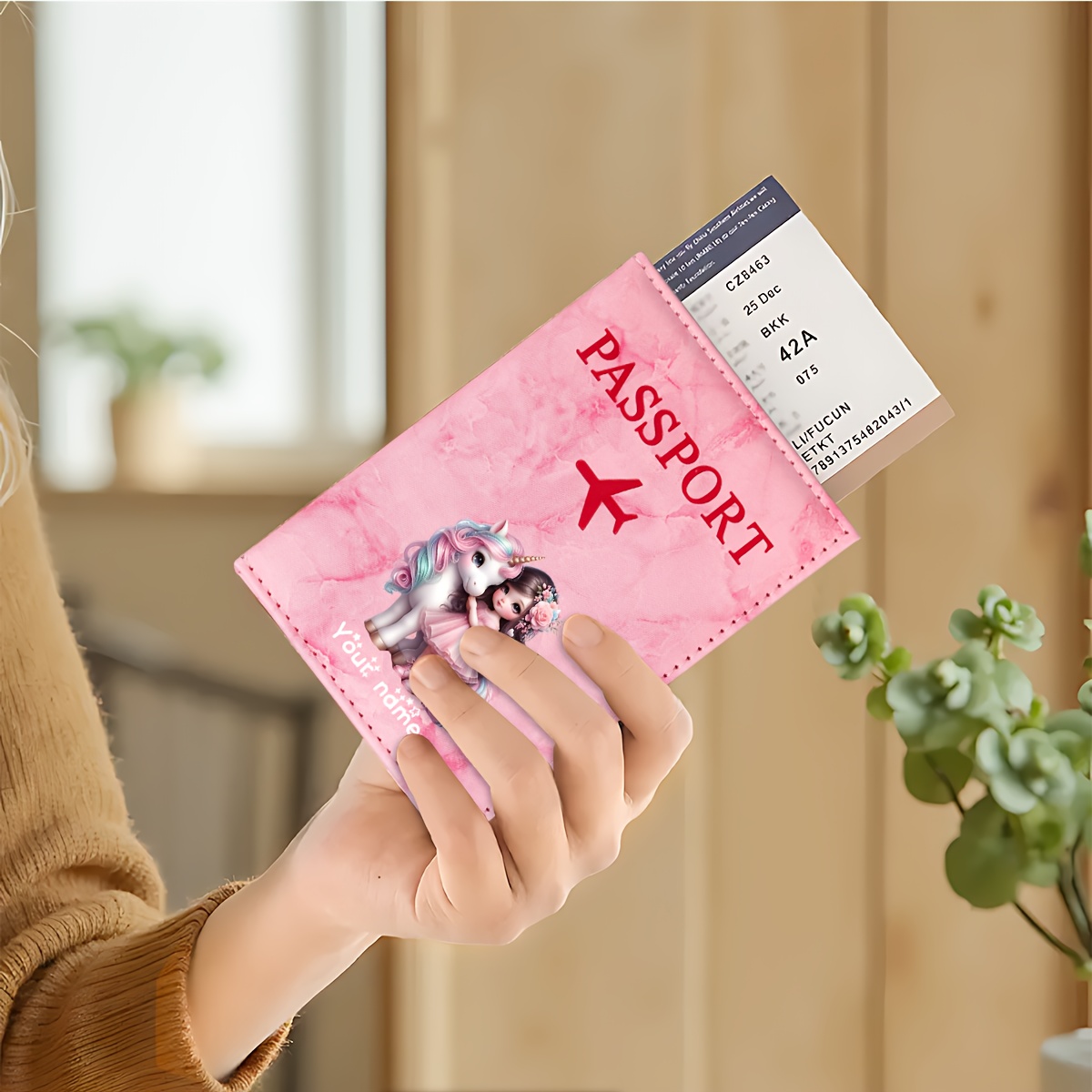 Unicorn Girl Pattern PU Passpo - Travel Accessories For Plane recension och pris