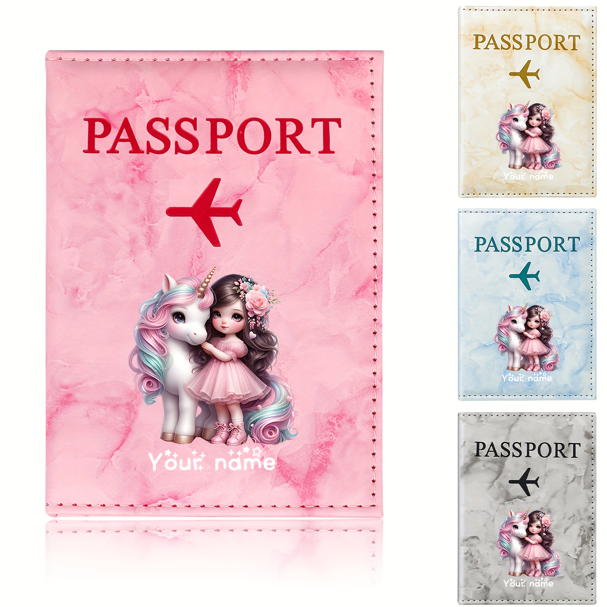 Unicorn Girl Pattern PU Passpo - Travel Accessories For Plane recension och pris