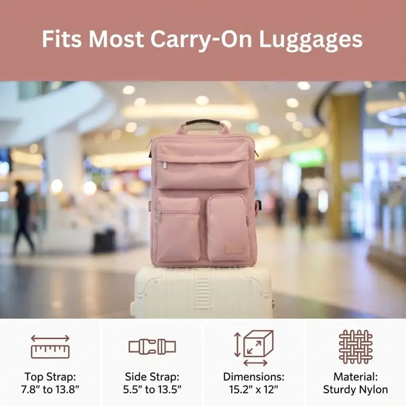 Multi‑Pockets Luggage Organize - Travel Accessories Luggage Straps recension och pris