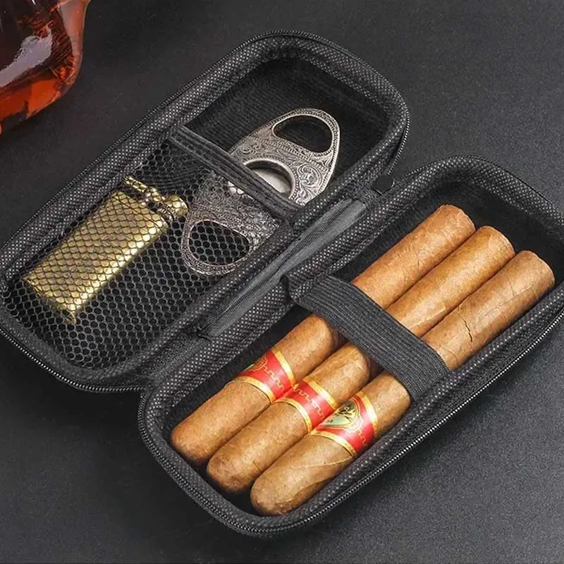 Portable Cigar Case EVA Light  - Travel Accessories Usa recension och pris