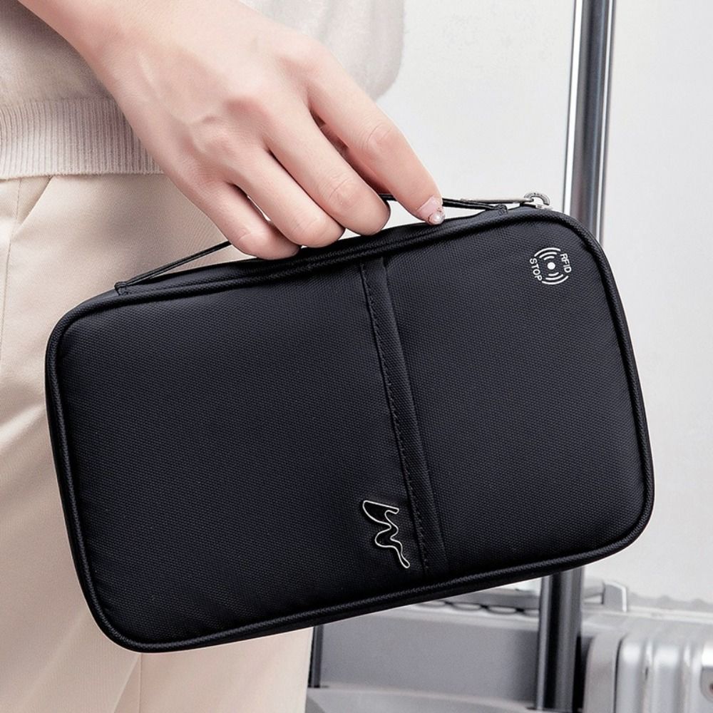 Portable Polyester Card Case L - Travel Accessories For Plane recension och pris