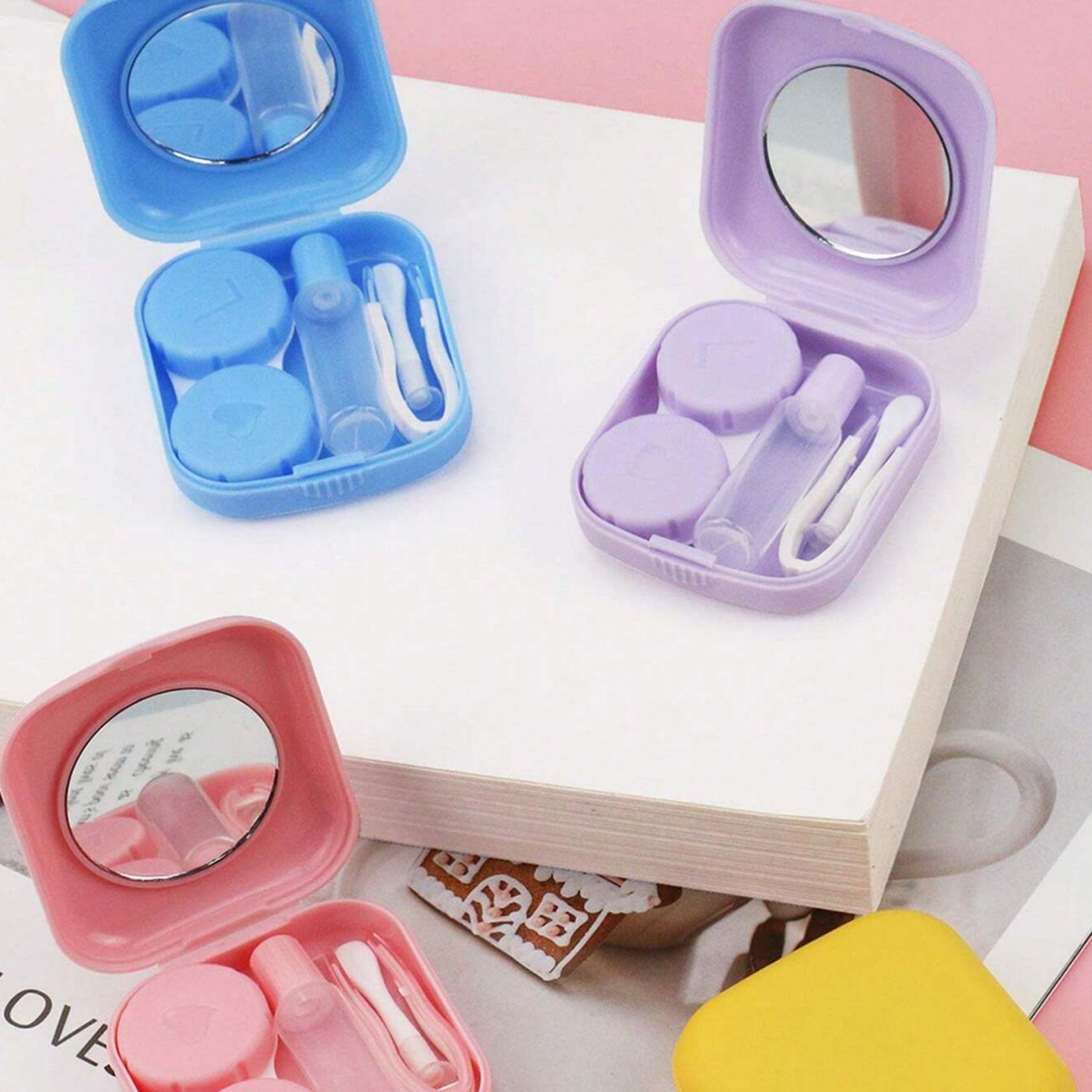 Mini Contact Lenses Case Solid - Travel Accessories Kit Bag recension och pris