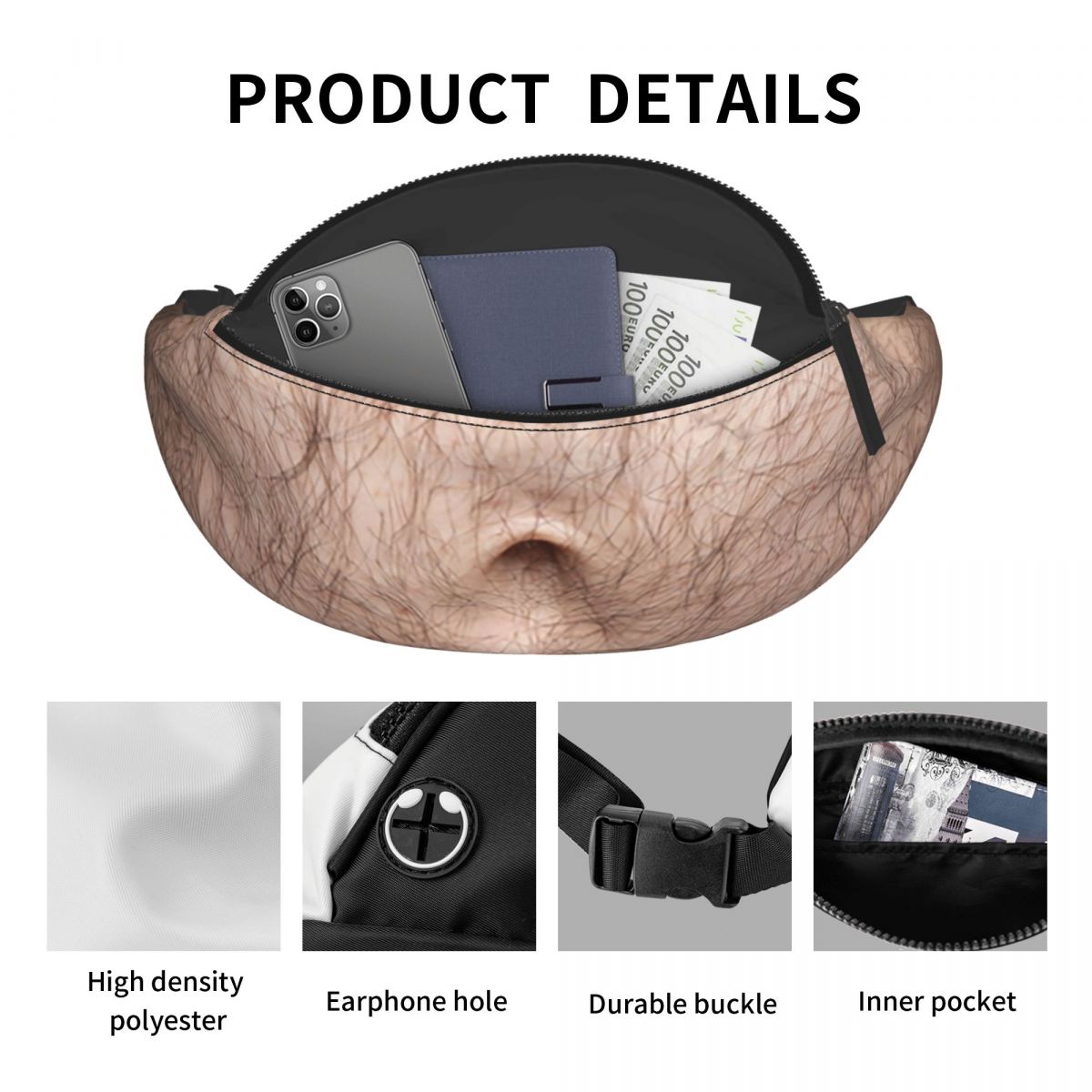 Beer Fat Belly Fanny Pack Men  - Travel Accessories For Men recension och pris