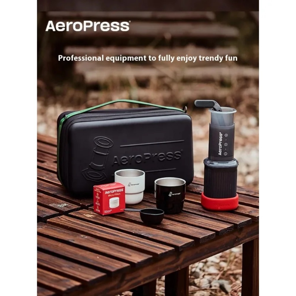Aeropress Portable Coffee Pres - Travel Accessories Kit Bag recension och pris