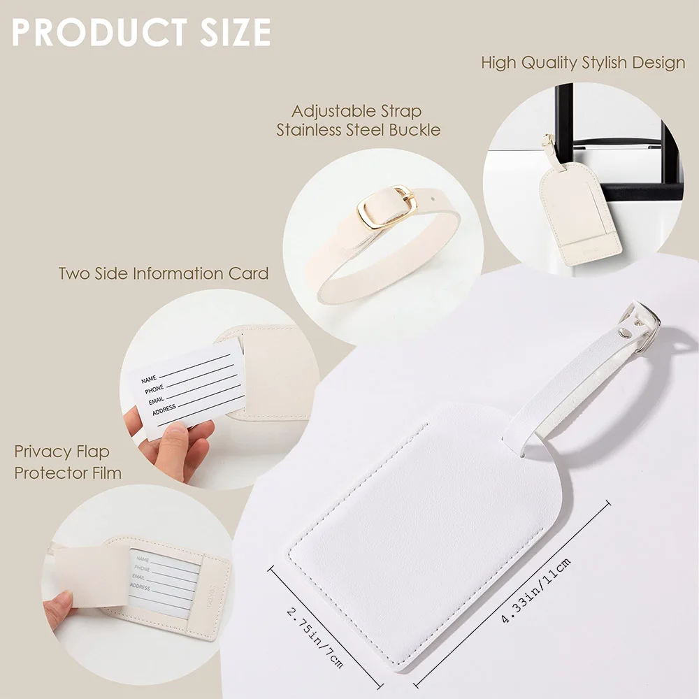 Personalized Pu Leather Luggag - Travel Accessories To Gift recension och pris