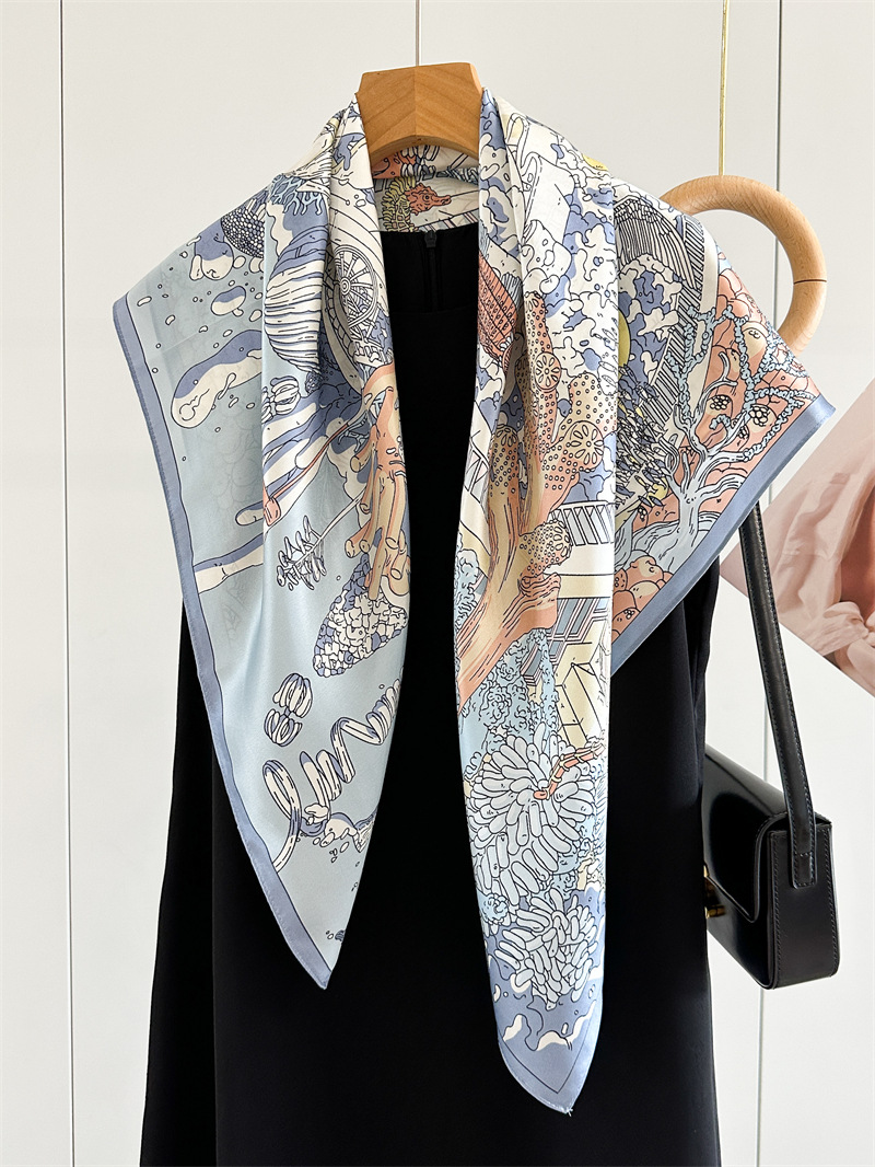 12MM Satin Silk Scarf Women 90 - Travel Accessories To Gift recension och pris