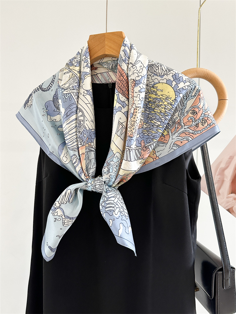 12MM Satin Silk Scarf Women 90 - Travel Accessories To Gift recension och pris