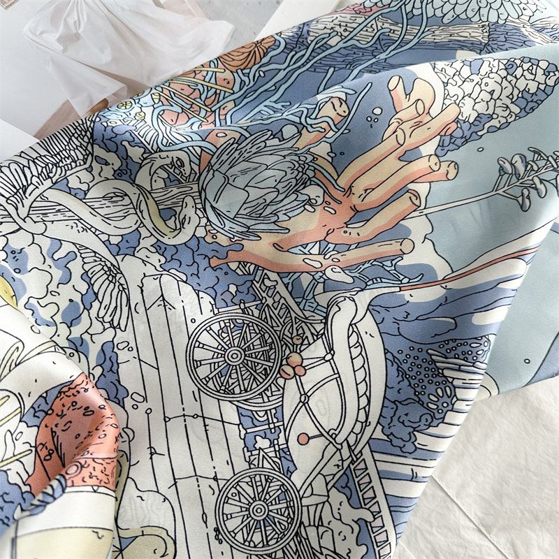 12MM Satin Silk Scarf Women 90 - Travel Accessories To Gift recension och pris