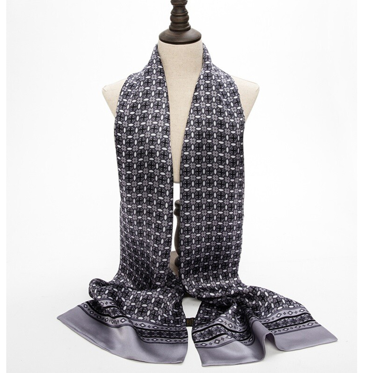 2026 New Silk Scarf Layer Neck - Travel Accessories For Men recension och pris