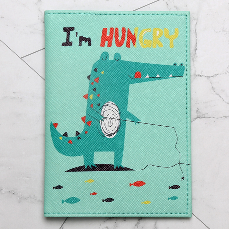 Cartoon dinosaur printed Passp - Travel Accessories For Plane recension och pris