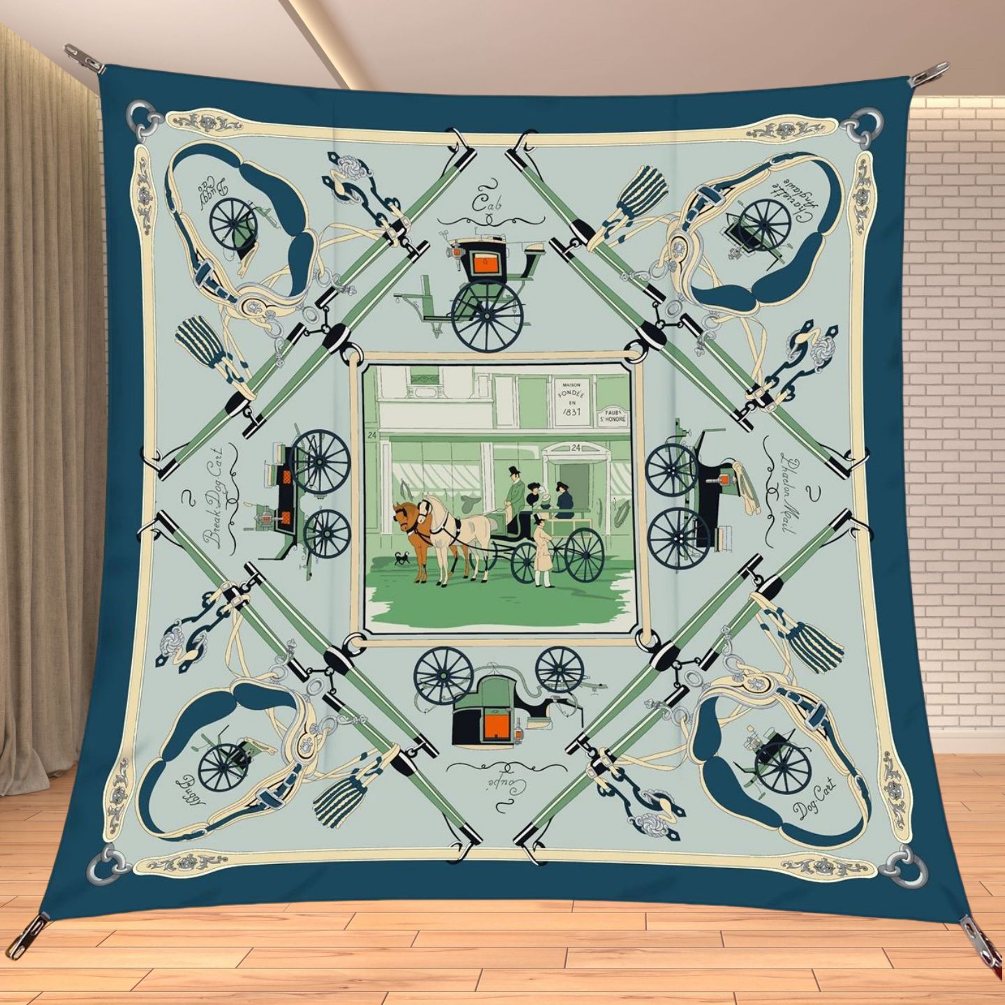 90cm Twill Silk Like Square Sc - Travel Accessories For Women recension och pris