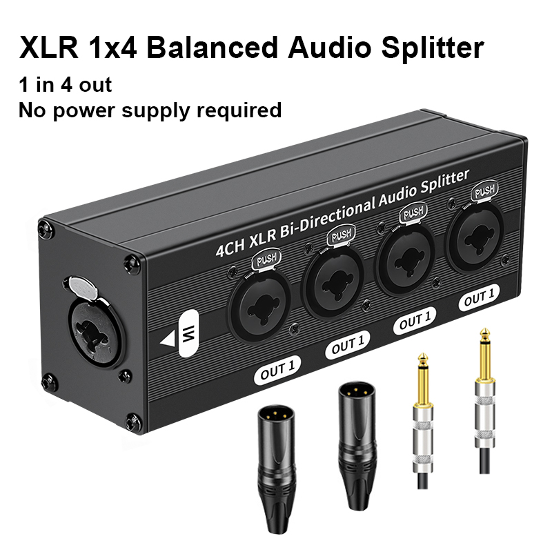 6.35mm Interface 1X4 XLR Balan - Travel Accessories Uk recension och pris