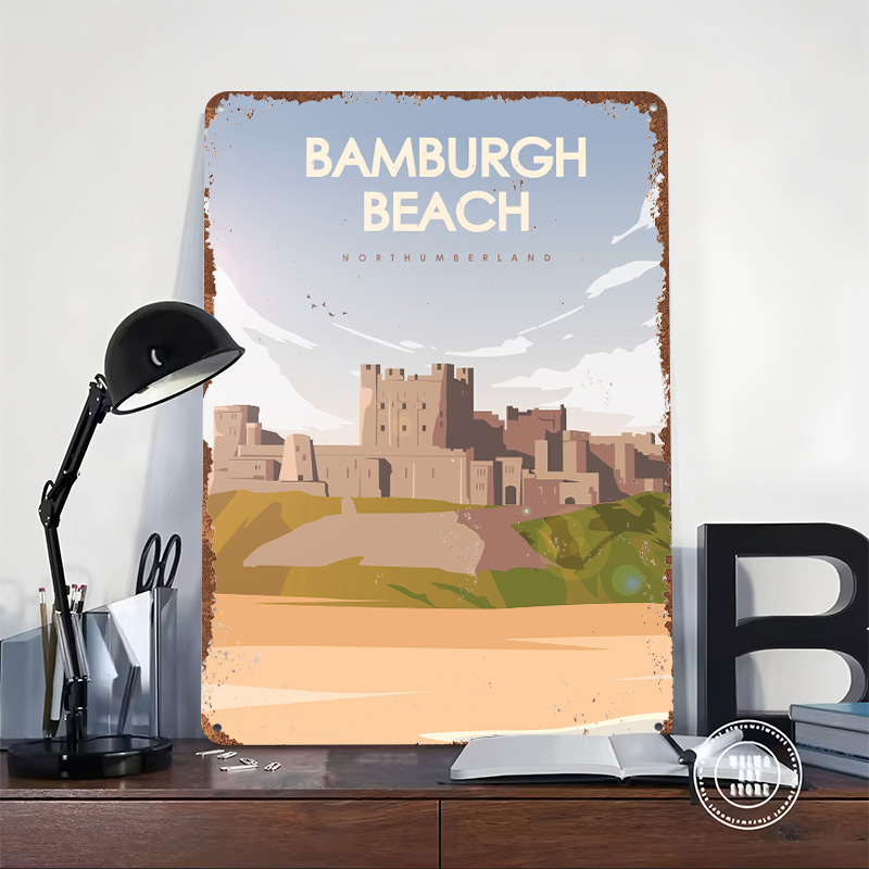 Bamburgh Beach Northumberland  - Travel Accessories For Europe recension och pris