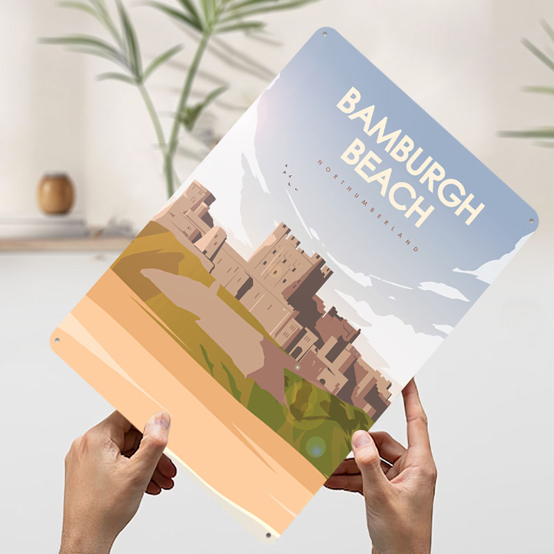 Bamburgh Beach Northumberland  - Travel Accessories For Europe recension och pris
