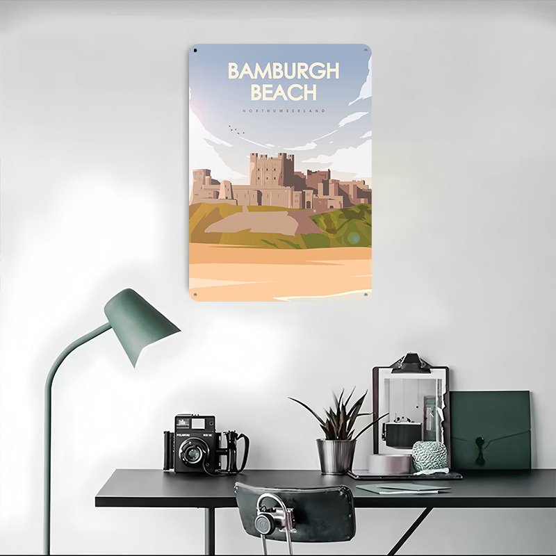 Bamburgh Beach Northumberland  - Travel Accessories For Europe recension och pris