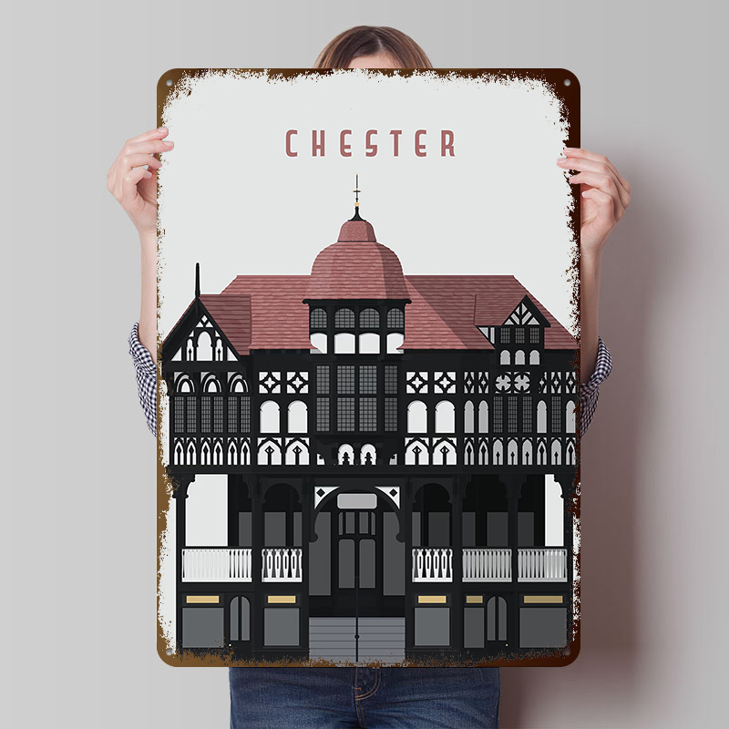 Chester Travel Printing Poster - Travel Accessories For Europe recension och pris