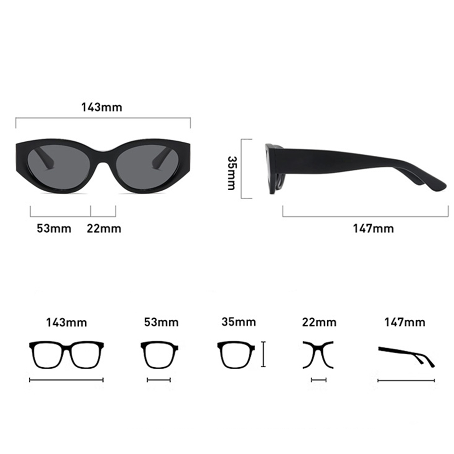 Women Men Classic Cat-Eye Pola - Travel Accessories For Men recension och pris