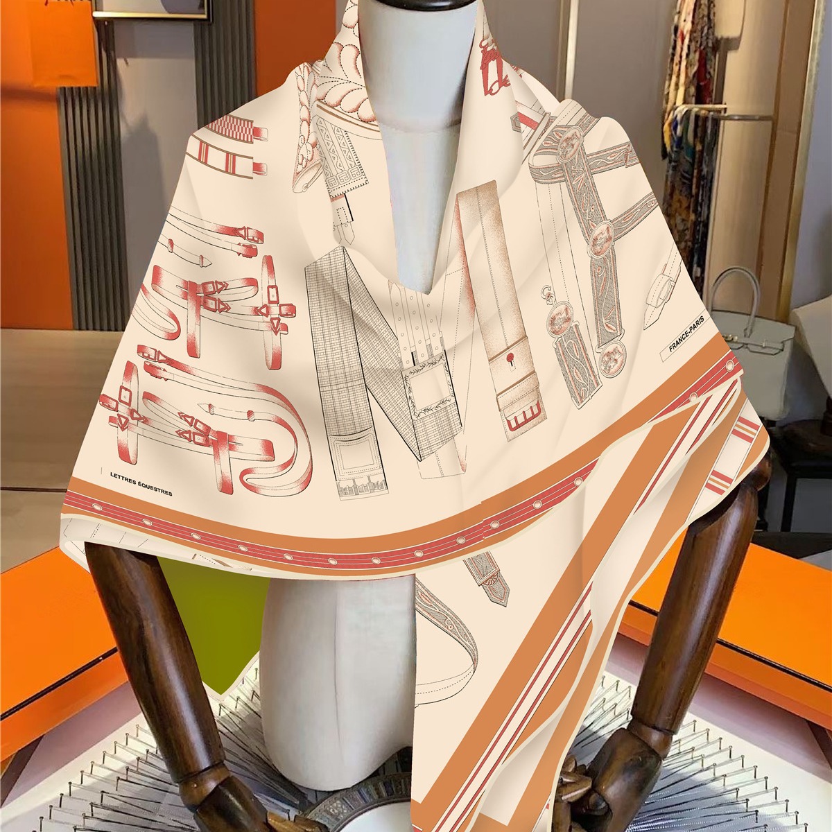 Faux Silk Wool Warm Scarf Wome - Travel Accessories To Gift recension och pris