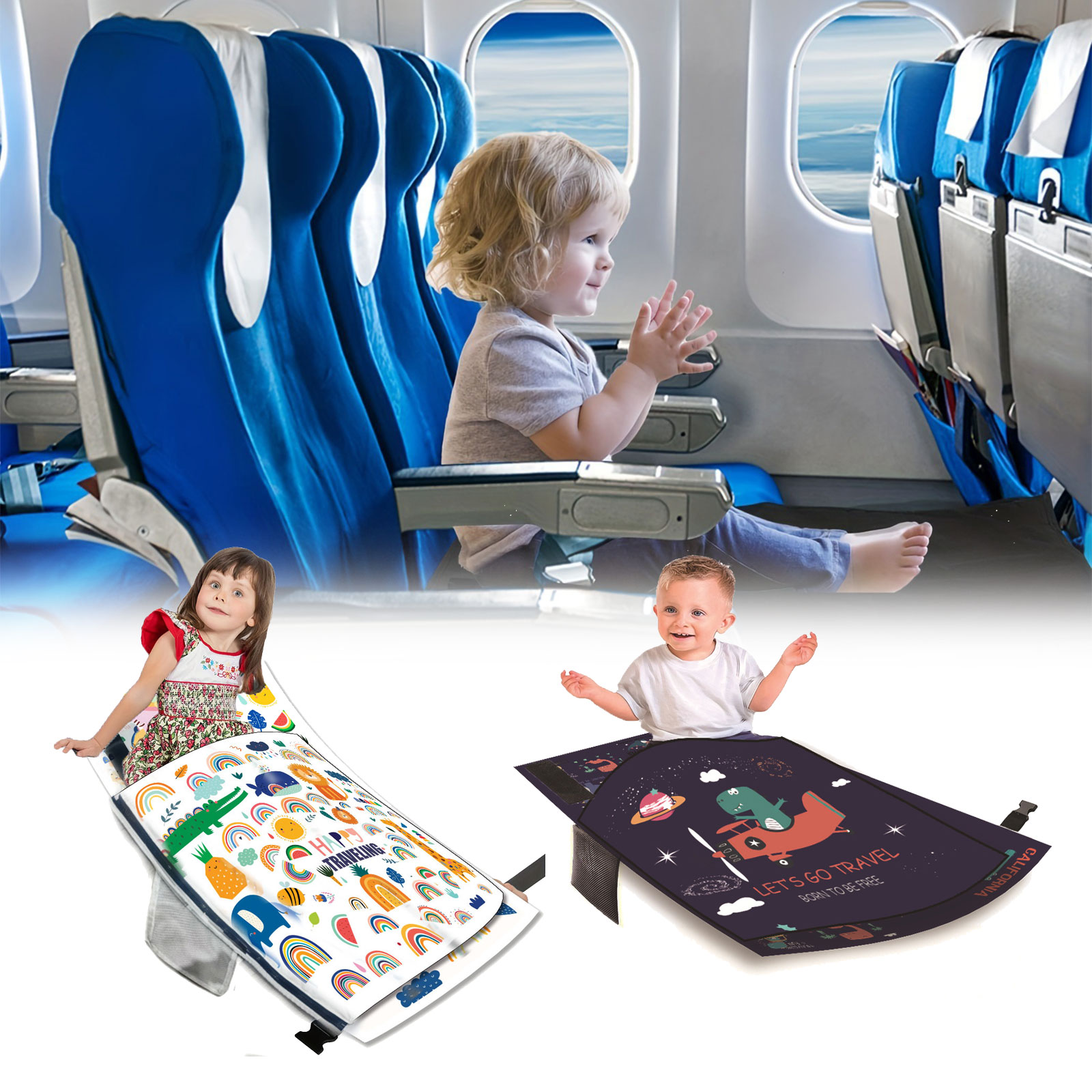 Kids Airplane Bed Breathable C - Travel Accessories For Plane recension och pris