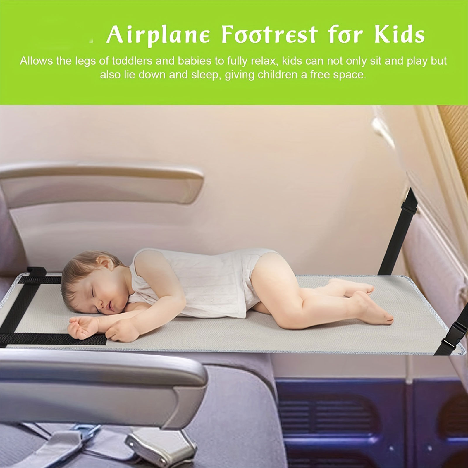 Kids Airplane Bed Breathable C - Travel Accessories For Plane recension och pris
