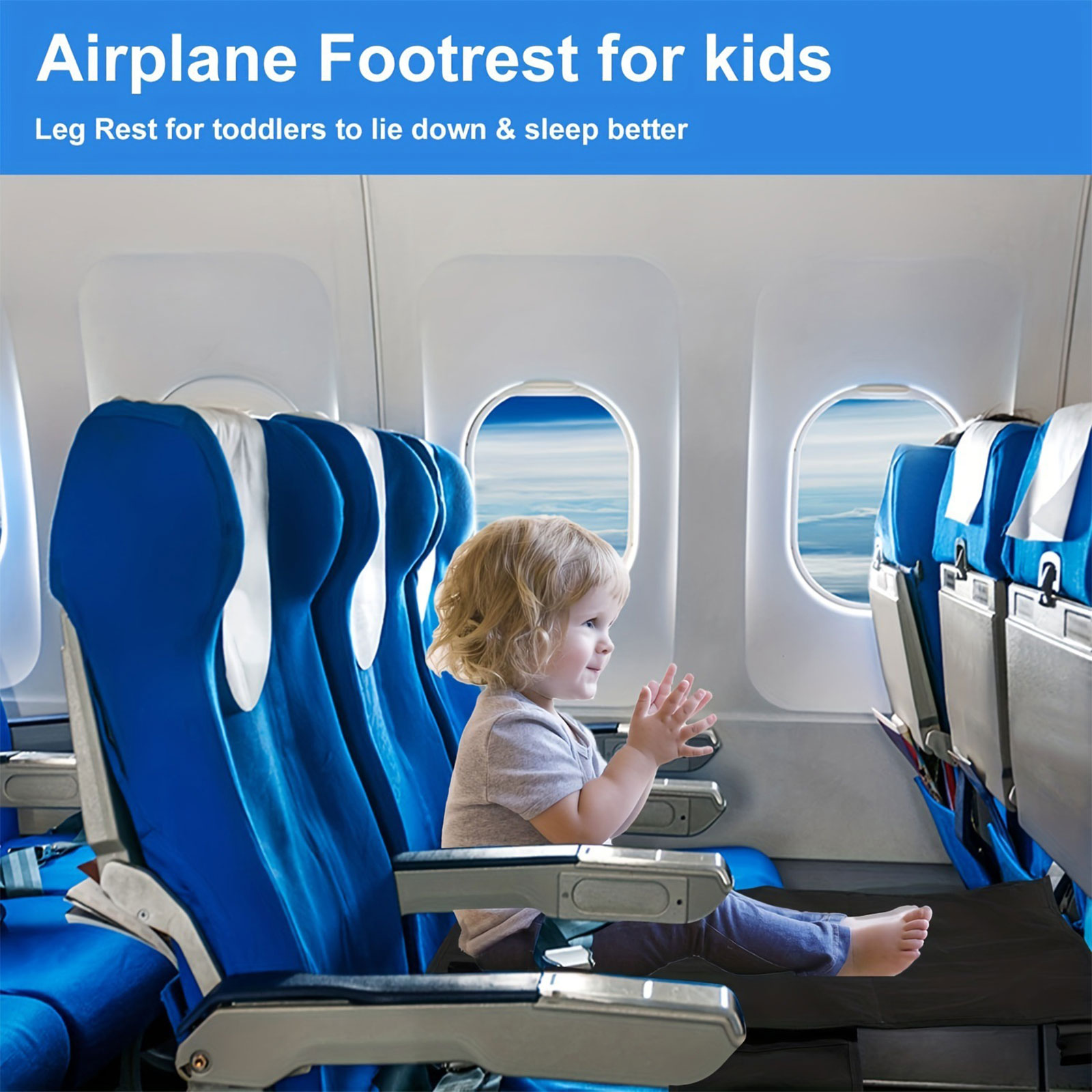 Kids Airplane Bed Breathable C - Travel Accessories For Plane recension och pris
