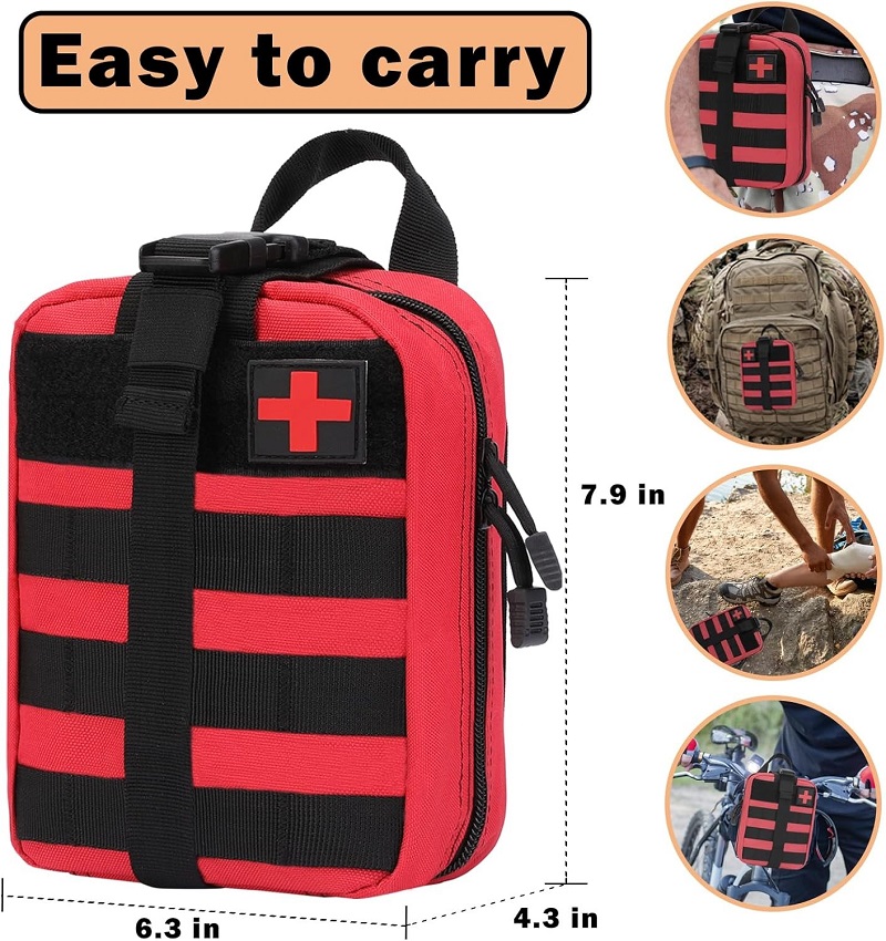 Outdoor First Aid Kit EDC Moll - Travel Accessories Kit Bag recension och pris