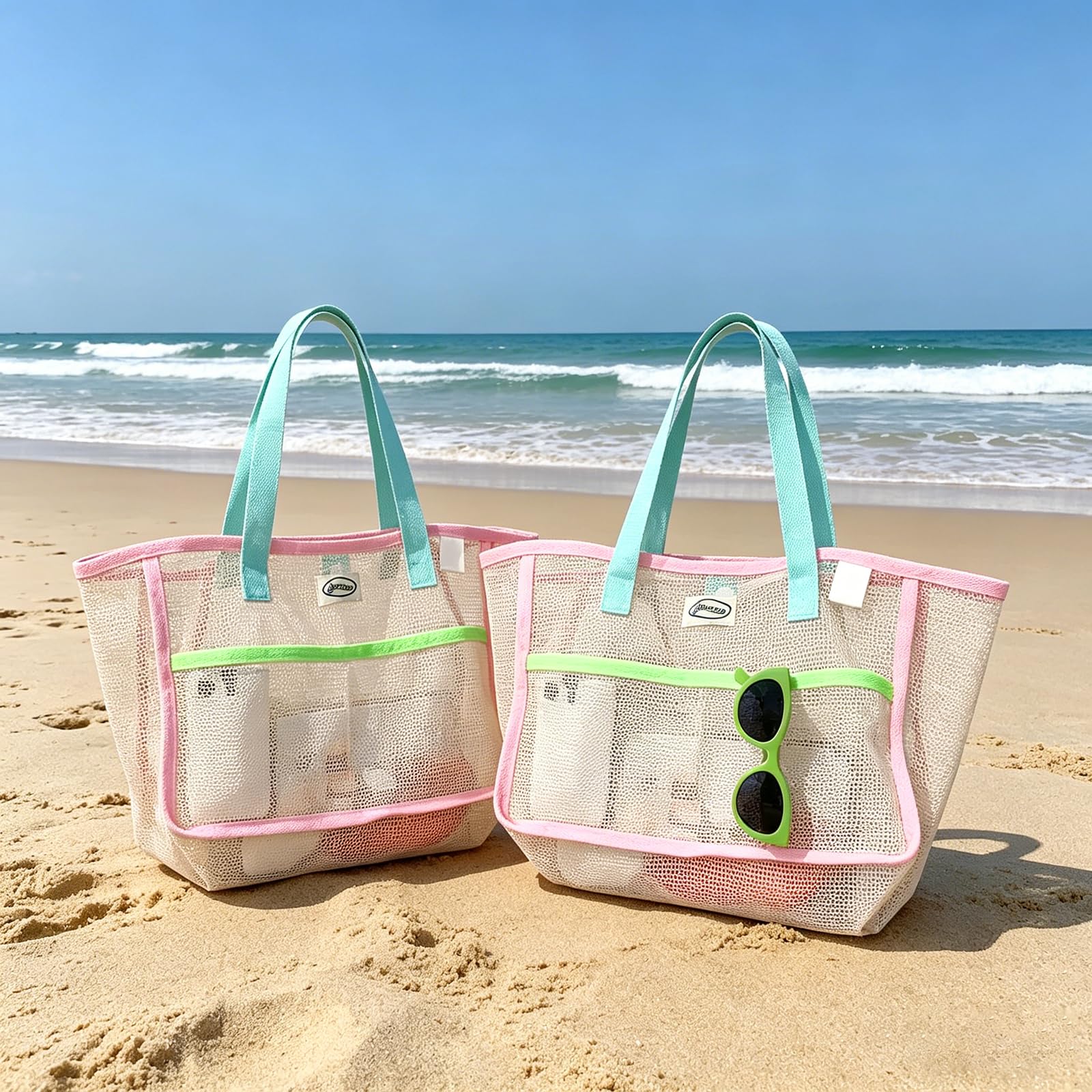 Beach Bags for Women Colorful  - Travel Accessories For Women recension och pris