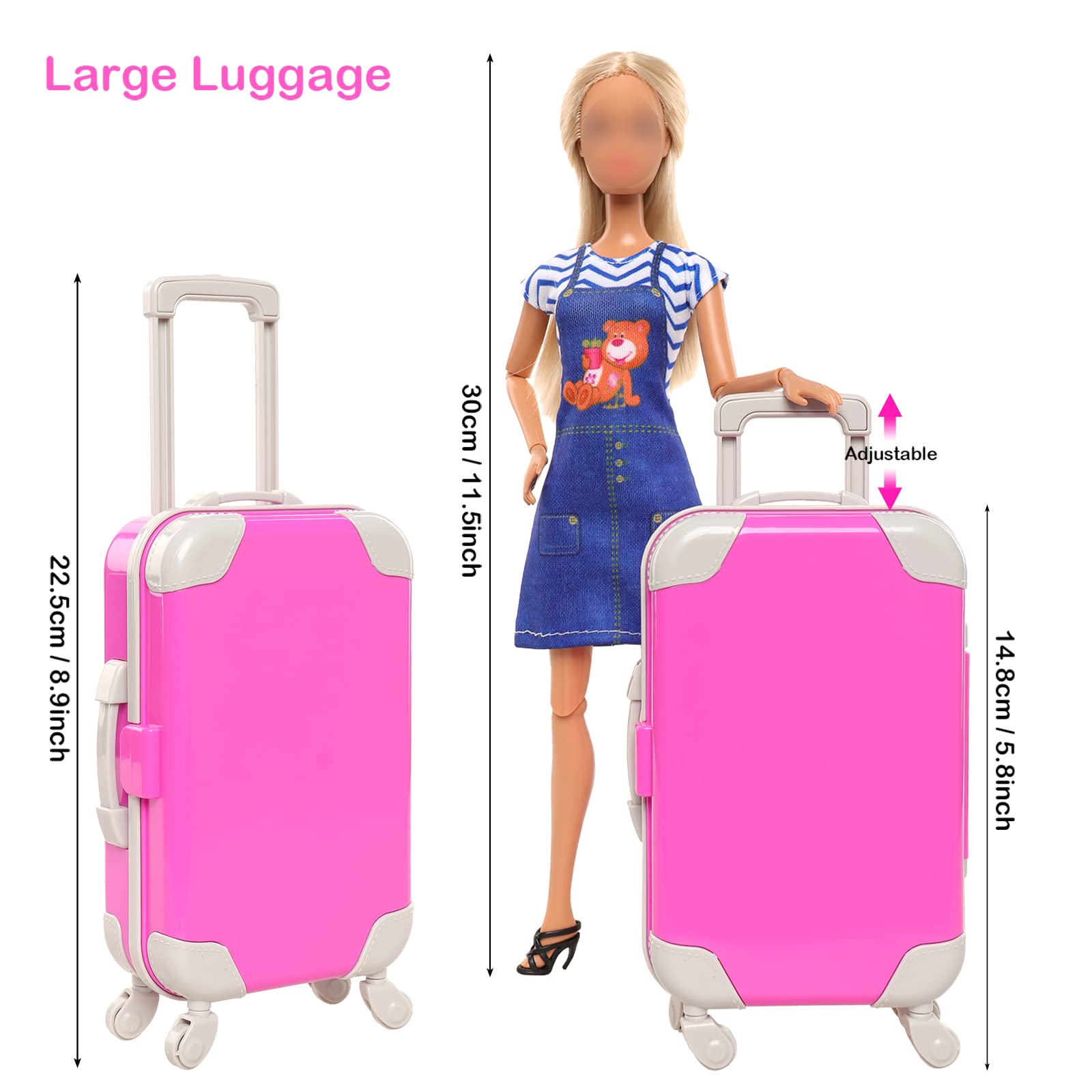 BARWA 30 Pcs 11.5 lnch Travel  - Travel Accessories For Europe recension och pris