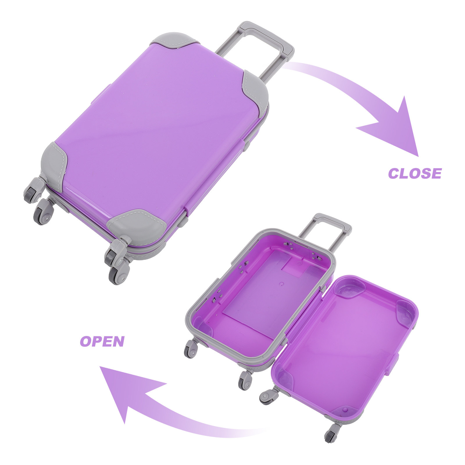 Miniature Travel Suitcase ABS  - Travel Accessories For Europe recension och pris