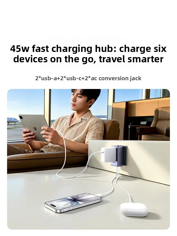 UGREEN 45W Adapter Plug Adapto - Travel Accessories Uk recension och pris