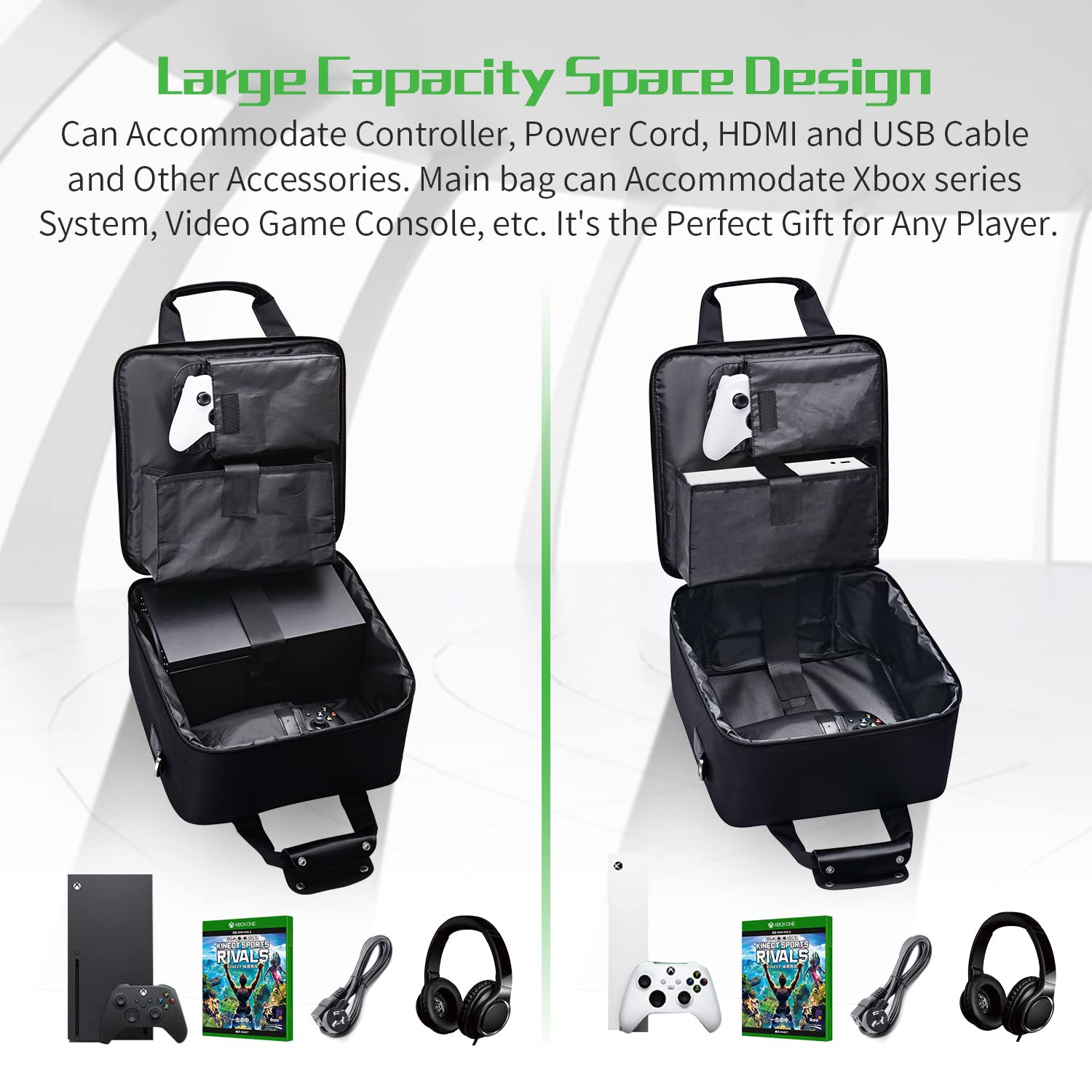Carrying Case for Xbox Series  - Travel Bag Xbox Series S recension och pris