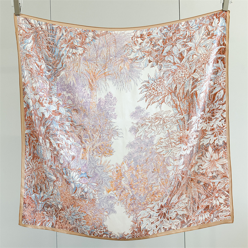 Soft Silk Scarf Women Square B - Travel Accessories To Gift recension och pris