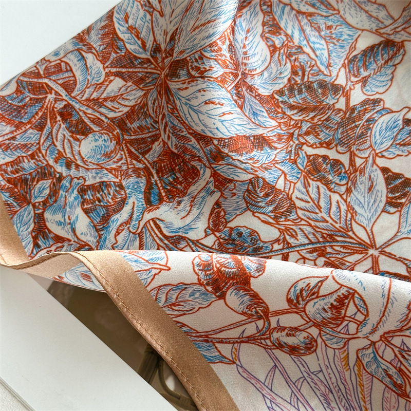 Soft Silk Scarf Women Square B - Travel Accessories To Gift recension och pris