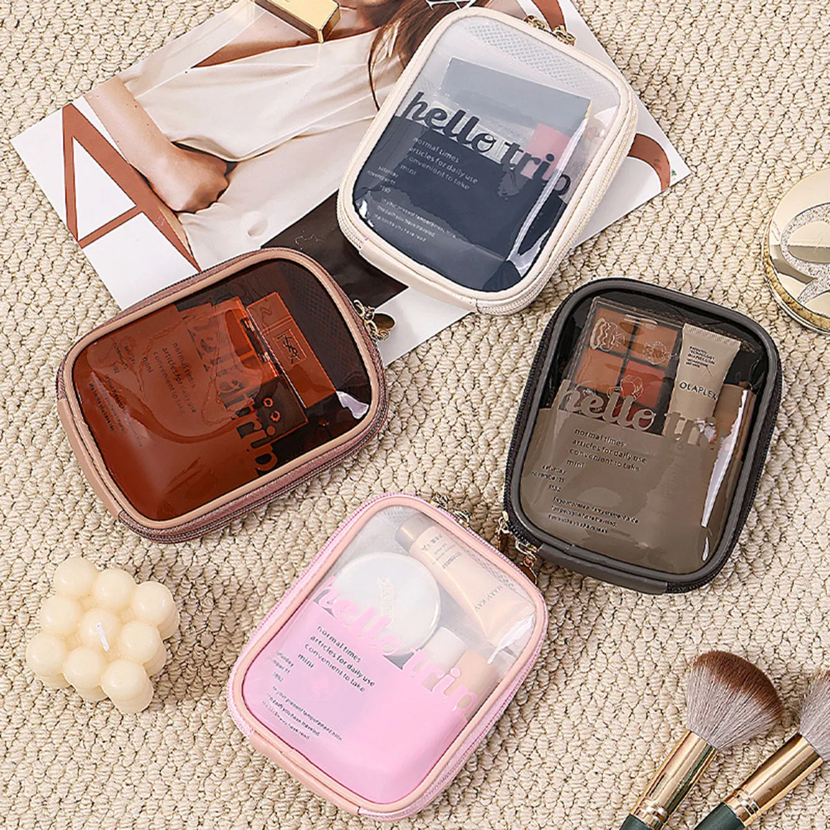 Transparent Portable Cosmetic  - Travel Accessories Organizer Bag recension och pris