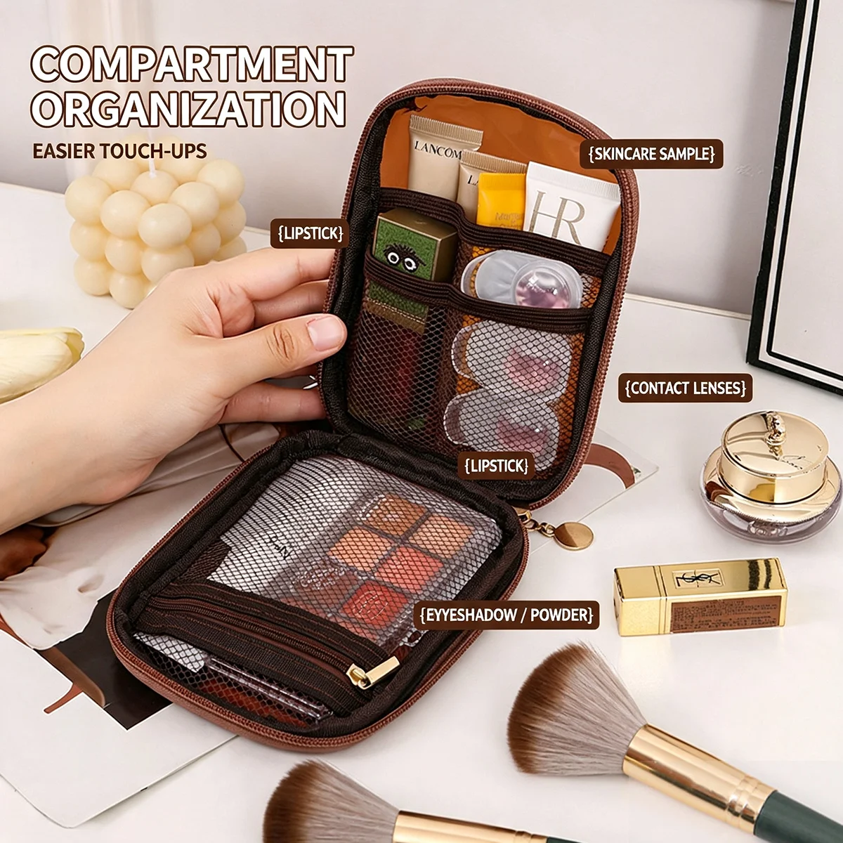 Transparent Portable Cosmetic  - Travel Accessories Organizer Bag recension och pris